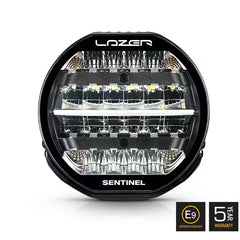 Reflektor dalekosiężny LAZER Sentinel Highline 9" (225mm) biały 17020 Lm z oświetleniem pozycyjnym
