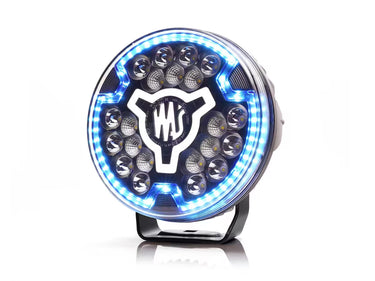 Reflektor dalekosiężny LED WA5 W257 FI179 mm z niebieskim światłem stroboskopowym