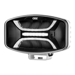 Reflektor dalekosiężny prostokątny OZZ OVAL XO1 P WHITE 10-32V, 8160 lm, z światłem ostrzegawczym R65