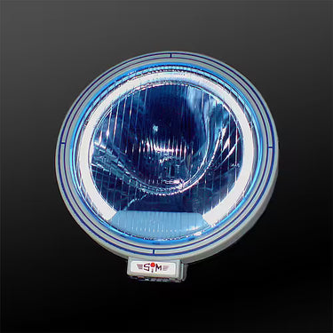 Reflektor dalekosiężny SIM (niebieskie ryflowane szkło, postój LED ring)