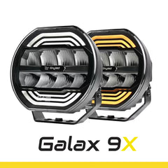 Reflektor dalekosiężny SKYLED Galax 9X LED 100W 227mm (biały i pomarańczowy)