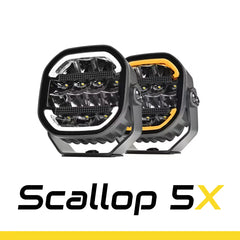 Reflektor dalekosiężny SKYLED SCALLOP 5X FI132 70W LED z dynamicznym światłem pozycyjnym