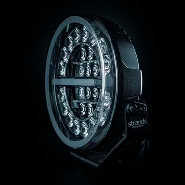 Reflektor dalekowzroczny Firefly Professional Black 9" z funkcją światła ostrzegawczego