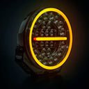 Reflektor dalekowzroczny Firefly Professional Black 9" z funkcją światła ostrzegawczego