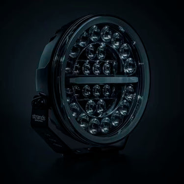 Reflektor dalekowzroczny Firefly Professional Black 9" z funkcją światła ostrzegawczego