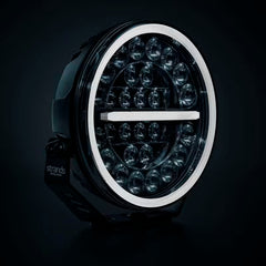 Reflektor dalekowzroczny Firefly Professional Black 9" z funkcją światła ostrzegawczego