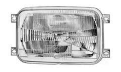 Reflektor główny halogenowy Volvo FL4/FL6/FL7/FL10/FL12/FS7/F10/F12/F16
