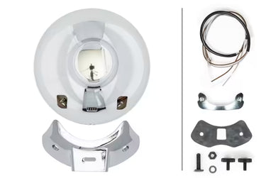 Reflektor Hella Luminator Compact Chrom (białe szkło, 12V/24V)