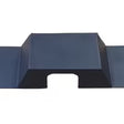 Stalowe zabezpieczenie smoka paliwa 100 cm, czarne, skrzydła 38 cm