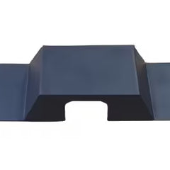 Stalowe zabezpieczenie smoka paliwa 100 cm, czarne, skrzydła 38 cm