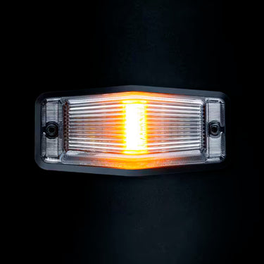 Światła boczne LED Double Burner IDE Silver Arrow 125x52mm (białe/pomarańczowe + ostrzegawcze)