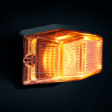 Światła boczne LED Double Burner IDE Silver Arrow 125x52mm (białe/pomarańczowe + ostrzegawcze)