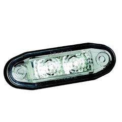 Światło obrysowe LED białe 79x23mm 10-30V z przewodem 0,5m