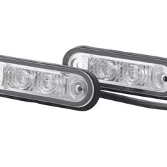 Światło obrysowe pozycyjne LED czerwone 79x26 mm z przewodem 5 m