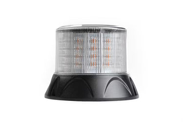 Światło ostrzegawcze LED SKYLED 12-24V, białe, pomarańczowe diody, 127 mm, R65