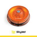 Światło ostrzegawcze LED SKYLED UFO 12-24V na magnes (pomarańczowy klosz, R65)