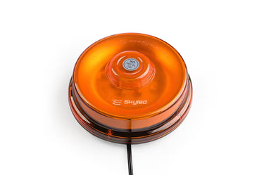 Światło ostrzegawcze LED SKYLED UFO 12-24V na magnes (pomarańczowy klosz, R65)