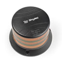 Światło ostrzegawcze SKYLED BEE 12/24V LED kogut (3 śrubki, pomarańczowy, czarna obudowa, R65)