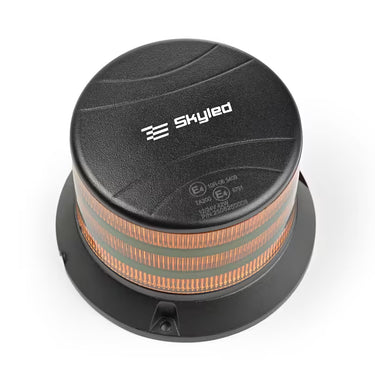 Światło ostrzegawcze SKYLED BEE 12/24V LED kogut (3 śrubki, pomarańczowy, czarna obudowa, R65)