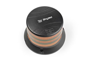 Światło ostrzegawcze SKYLED BEE 12/24V LED kogut (3 śrubki, pomarańczowy, czarna obudowa, R65)