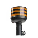 Światło ostrzegawcze SKYLED BEE 12/24V LED kogut (złącze DIN, pomarańczowy, czarna obudowa, R65)
