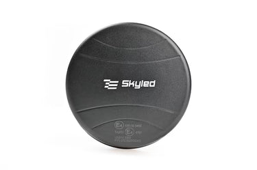 Światło ostrzegawcze SKYLED BEE 12/24V LED kogut (złącze DIN, pomarańczowy, czarna obudowa, R65)