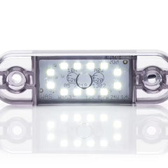 Światło pozycyjne białe 12/24V obrysowa przednia (12 x LED) W97.3