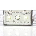 Światło pozycyjne białe LED 12/24V obrysowe przednie (3x LED) W97.1