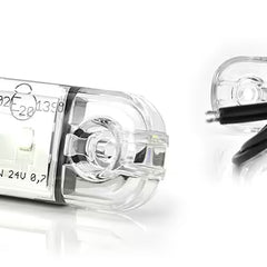 Światło pozycyjne białe LED 12/24V obrysowe przednie (3x LED) W97.1