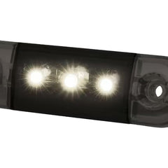 Światło pozycyjne białe przydymiane 12/24V obrysowe przednie (3 x LED) W275.1