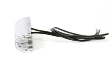 Światło pozycyjne białe światłowodowe 237mm 12/24V LED obrysowa przednia