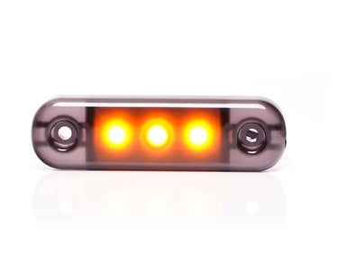 Światło pozycyjne boczne LED pomarańczowe (przydymiane) 12/24V W275.1