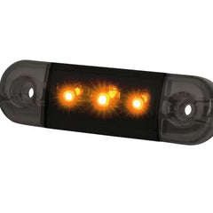 Światło pozycyjne boczne LED pomarańczowe (przydymiane) 12/24V W275.1