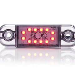 Światło pozycyjne czerwone 12/24V obrysowa tylna (12 x LED) W97.3