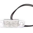 Światło pozycyjne czerwone 12/24V obrysowe tylne (3 x LED) W61