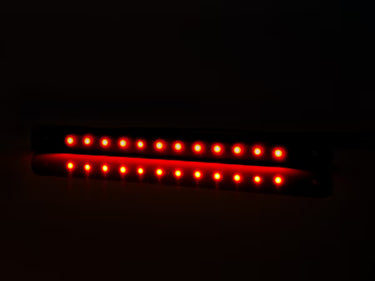 Światło pozycyjne czerwone LED obrysowe tylne 238mm 12/24V W276 BLACK