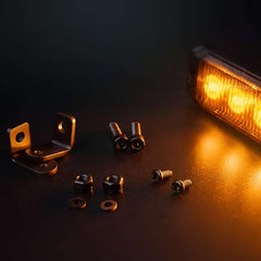 Światło pozycyjne Dark Knight SM6 bursztynowe LED 10-32V