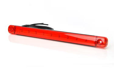 Światło pozycyjne LED czerwone 238 mm 12/24V obrysowe tylne (9 x LED)