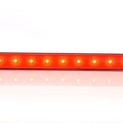 Światło pozycyjne LED czerwone 238 mm 12/24V obrysowe tylne (9 x LED)