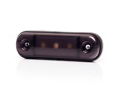 Światło pozycyjne LED czerwone przydymiane 12/24V obrysowe tylne (3x LED) W275.1 BLACK