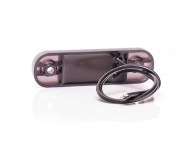 Światło pozycyjne LED czerwone przydymiane 12/24V obrysowe tylne (3x LED) W275.1 BLACK