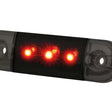 Światło pozycyjne LED czerwone przydymiane 12/24V obrysowe tylne (3x LED) W275.1 BLACK