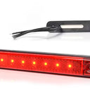 Światło pozycyjne LED czerwone z odblaskiem 238 mm 12/24V tylne obrysowe (12 LED) W115