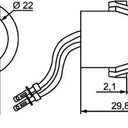 Światło pozycyjne LED Hella ValueFit 12/24V białe