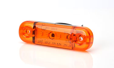 Światło pozycyjne LED pomarańczowe 12/24V obrysowe boczne (5 LED) W97.2