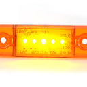 Światło pozycyjne LED pomarańczowe 12/24V obrysowe boczne (5 LED) W97.2