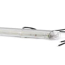 Światło pozycyjne LED pomarańczowe obrysowe 237 mm 12/24V (biały klosz) W37