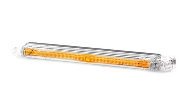 Światło pozycyjne LED pomarańczowe obrysowe 237 mm 12/24V (biały klosz) W37
