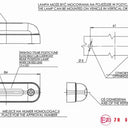 Światło pozycyjne neonowe czerwone obrysowe tylne 12/24V W109N