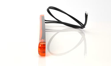 Światło pozycyjne obrysowe LED pomarańczowe 238mm 12/24V (9 LED) W97.4